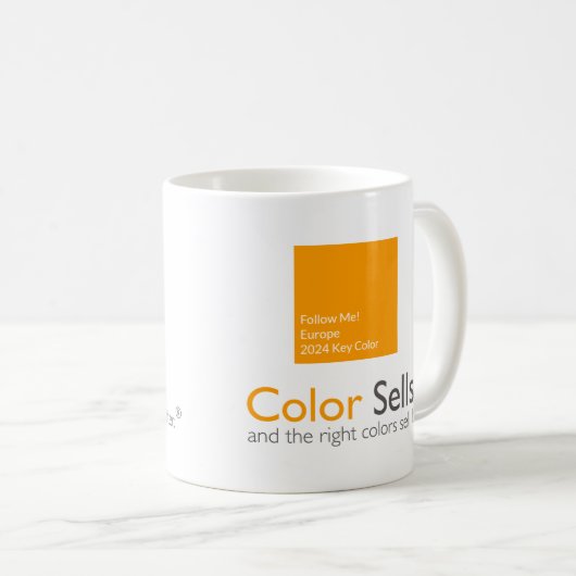 VENTES DE COULEURS Suivez-moi MUG EUROPE 2024 CLÉ  (Devant droit)