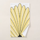 Ventilateur Art déco Design Ensemble de serviettes (Serviette à main)