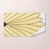 Ventilateur Art déco Design Ensemble de serviettes (Serviette à main)