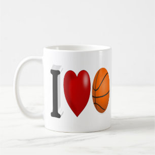 Ventilateur de basket demi-texte Café Mug