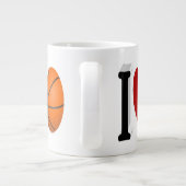 Ventilateur de basket demi-texte Géant Mug de café (Dos)