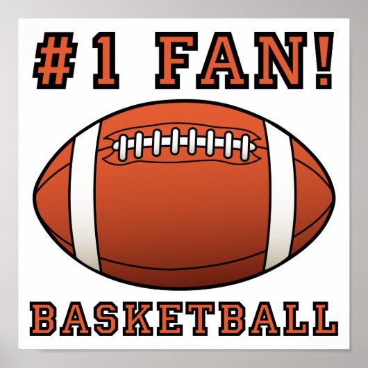 Ventilateur de basket Pas drôle Affiche (Devant)