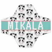 Ventilateur De Football Panda Cute Nom Personnalis (Plat)