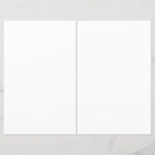 Ventilateur du programme de mariage Silhouettes si (Dos)