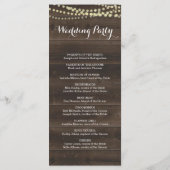 Ventilateur du Programme de Messe mariage / Cérémo (Dos)