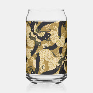 Ventilateur motif avec papillon Art décoratif japo