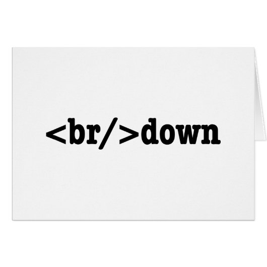 ventilation Code HTML - Carte de voeux (Devant horizontal)