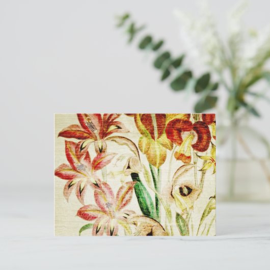  ventilator Bouquet 5 Briefkaart (Staand voorkant)