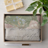 ventilator, Bouquet Blue White Vase-decoupage Tissuepapier (Geschenk)