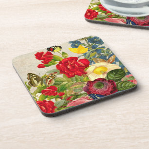 ventilator Bouquet met Butterflies Bier Onderzetter