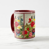 ventilator Bouquet met Butterflies Mok (Voorkant links)