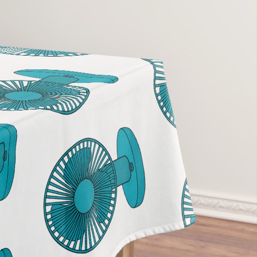 Ventilator cartoon illustratie tafelkleed (Voorbeeld)