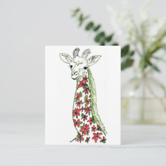 Ventilator Giraffe Art Briefkaart (Staand voorkant)