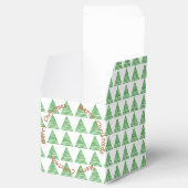 Ventilator - Grafische bomen met tekstcirkel Bedankdoosjes (Geopend)