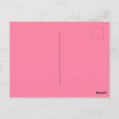 Ventilator minimalistisch flessenpatroon roze briefkaart (Achterkant)