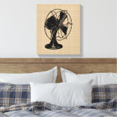 Ventilator op Canvas Afdruk (Insitu (Slaapkamer))