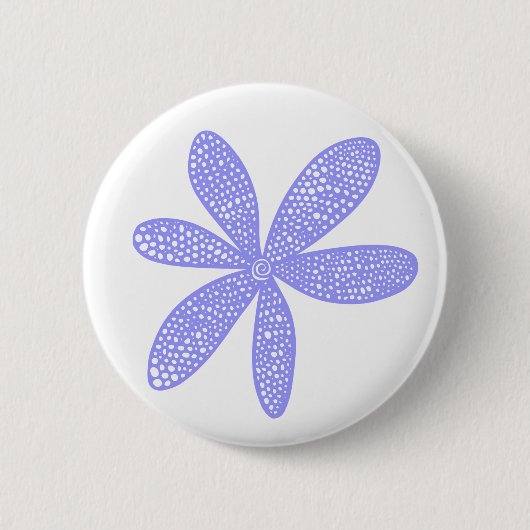  ventilator - Pastel blauw op wit Ronde Button 5,7 Cm (Voorkant)