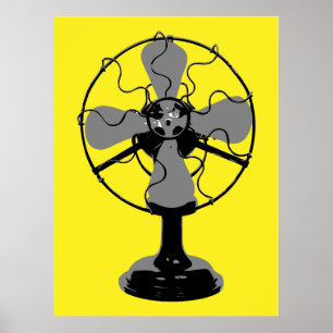 Ventilator van 1950 poster