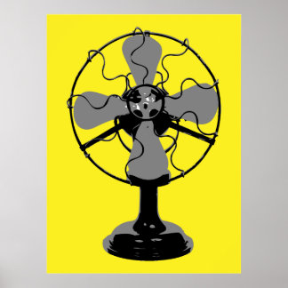 Ventilator van 1950 poster