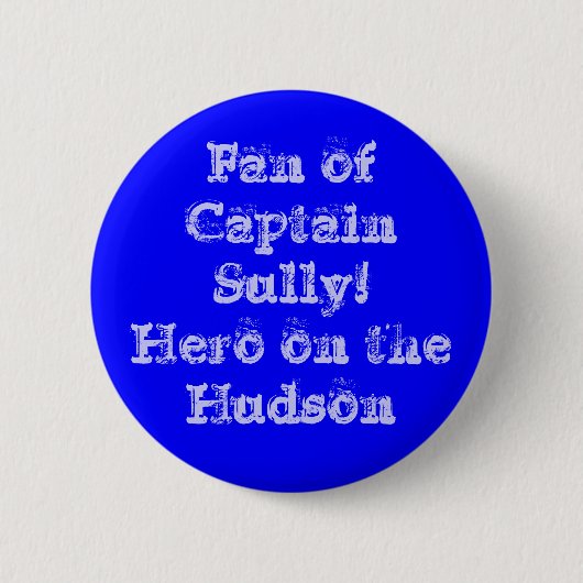 Ventilator van kapitein Sully! Hero Pin Ronde Button 5,7 Cm (Voorkant)