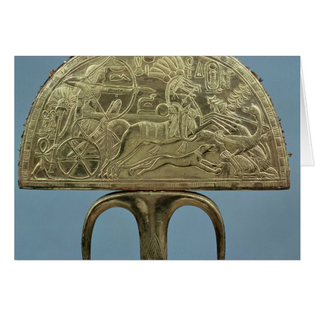 Ventilator van struisvogels uit de tombe van (Voorkant Horizontaal)