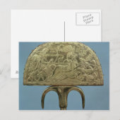 Ventilator van struisvogels uit de tombe van briefkaart (Voorkant / Achterkant)