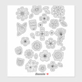 Ventilator voor kunsttekening sticker (Vel)