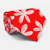 ventilator - wit op rood stropdas (Opgerold)