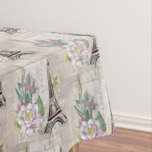 ventilatorcollage en elastiektowerpatroon tafelkleed