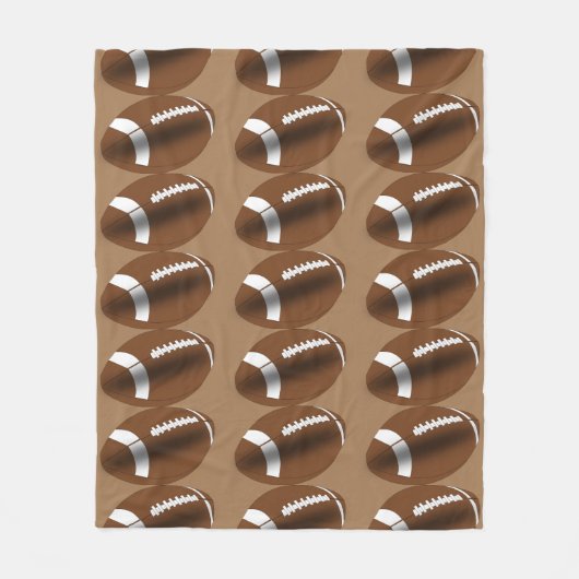 Ventilatoren en knelpunten voor footballs fleece deken (Voorkant)