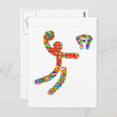 Ventilatoren van mandje briefkaart (Voorkant / Achterkant)