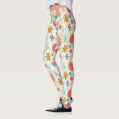 ventilatorpatroon Floral Design Yoga Leggings (Links)