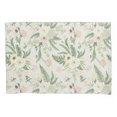 Ventilatorpatroon met groene tuinvloer kussensloop (Voorkant)