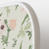 Ventilatorpatroon met groene tuinvloer pickleball paddle (Links Detail)