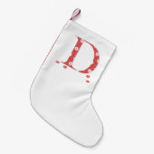 Ventilatorpatroonbrief D (rood) Kleine Kerstsok (Voorkant (Hangend))