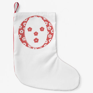 Ventilatorpatroonletter O (rood) Kleine Kerstsok