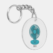 Ventilatortekening illustratie  sleutelhanger (Voorkant Links)