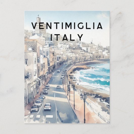 Ventimiglia Italië Briefkaart (Voorkant)