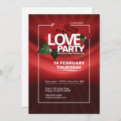 Véntines jour fêtes Invitation Flyer (Devant / Derrière)