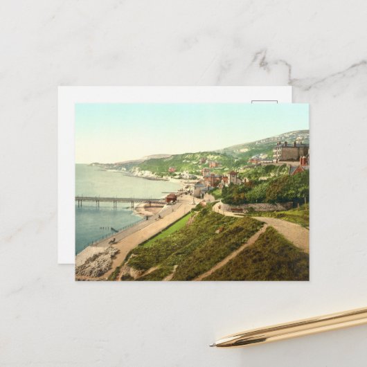 Ventor II, Wight, Engeland Briefkaart (Voorkant / Achterkant in situ)