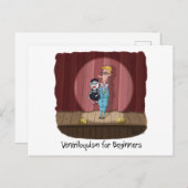 Ventriloquisme voor Beginners Briefkaart (Voorkant / Achterkant)