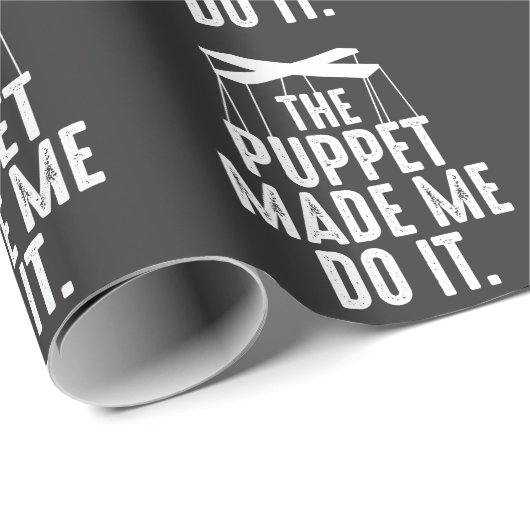 Ventriloquist Puppeteer maakte me tot puppete Cadeaupapier (Rol Hoek)