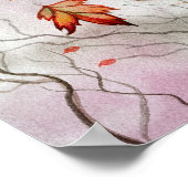 Vents d'automne Poster de fée gothique (Coin)