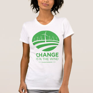 Vents d'Obama du T-shirt des femmes de changement