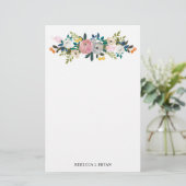 Ventuin van de bloem briefpapier (Staand voorkant)