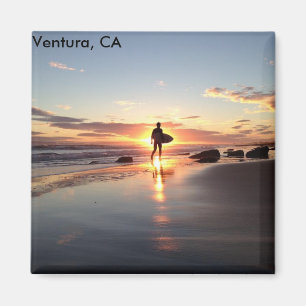Ventura, CA Surfer's Paradise Sunstet Magneet