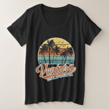 Ventura Californië - retro zonsondergang