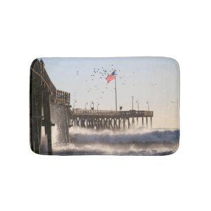 Ventura Pier Waves El Nino Badmat