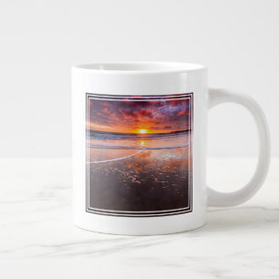 Ventura State Beach bij zonsondergang Extra Grote Beker