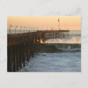 Ventura Storm Pier Briefkaart